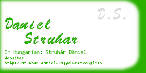 daniel struhar business card